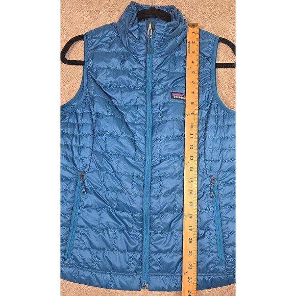 Patagonia Nano Puff Vest Primaloft Packable Full Zip Pockets 84247 STBL Women S - Picture 2 of 10